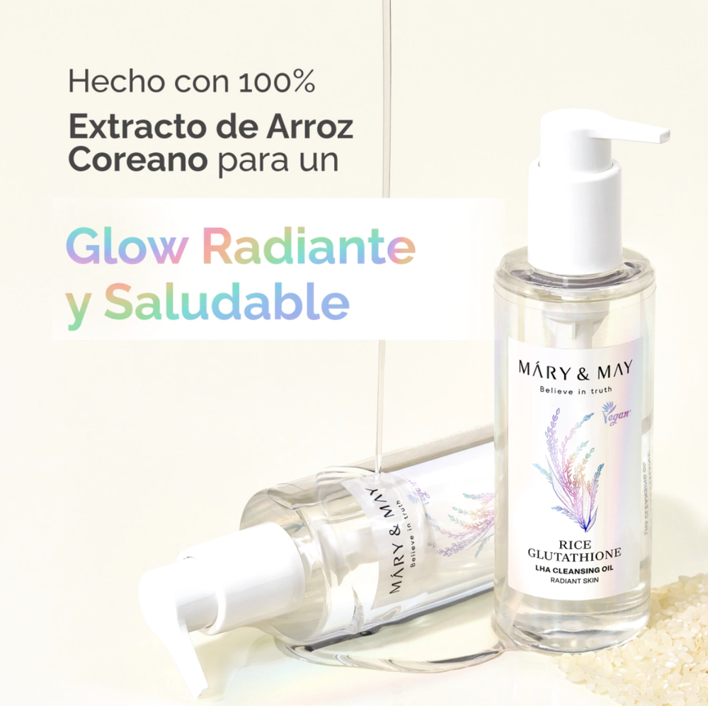 RICE GLUTATHIONE LHA CLEANSING OIL